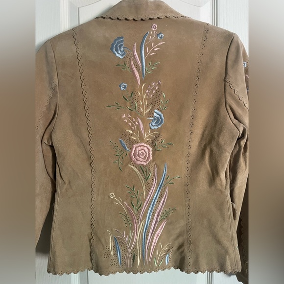 Incredible Cripple Creek leather floral jacket - Picture 11 of 11